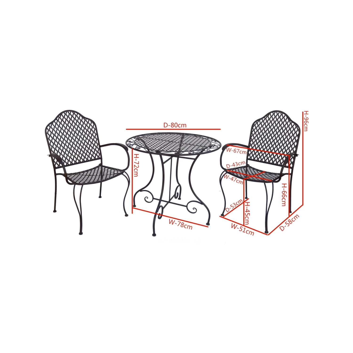 Cheap 🔥 Australia Only - Marquee 3 Piece Rustic Bistro Setting Other 🎁 2 Cheap 🔥 Australia Only - Marquee 3 Piece Rustic Bistro Setting Other 🎁 - Image 2