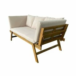 Hot Sale 😀 Marquee Timber Daybed 190 X 82 X 70cm Cream - To Australia 🔔 -Marquee Sales Store 05c28e1b6a9d445ba921e8b0adebbda5