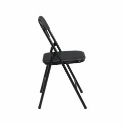 Best Sale ❤️ Australia Only - Marquee Padded Vinyl Black Folding Chair 👏 -Marquee Sales Store 228acec851ce49e488c18f9e2782220f