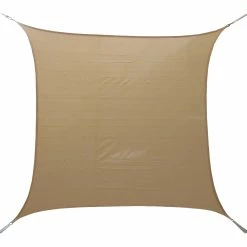 Best Pirce ⭐ Australia Only - Marquee 3 X 3m Beige Square Shade Sail Other ⭐