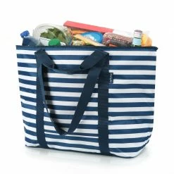 Cheapest 😉 Australia Sale - Marquee Navy Stripe 50 Can Tote Cooler Bag Navy And White Stripe 😉 -Marquee Sales Store 2b712d7e9bb44370bf0f9a71121e9939