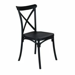 Best deal 🥰 Marquee Black Cross Back Dining Chair - To Australia 😉