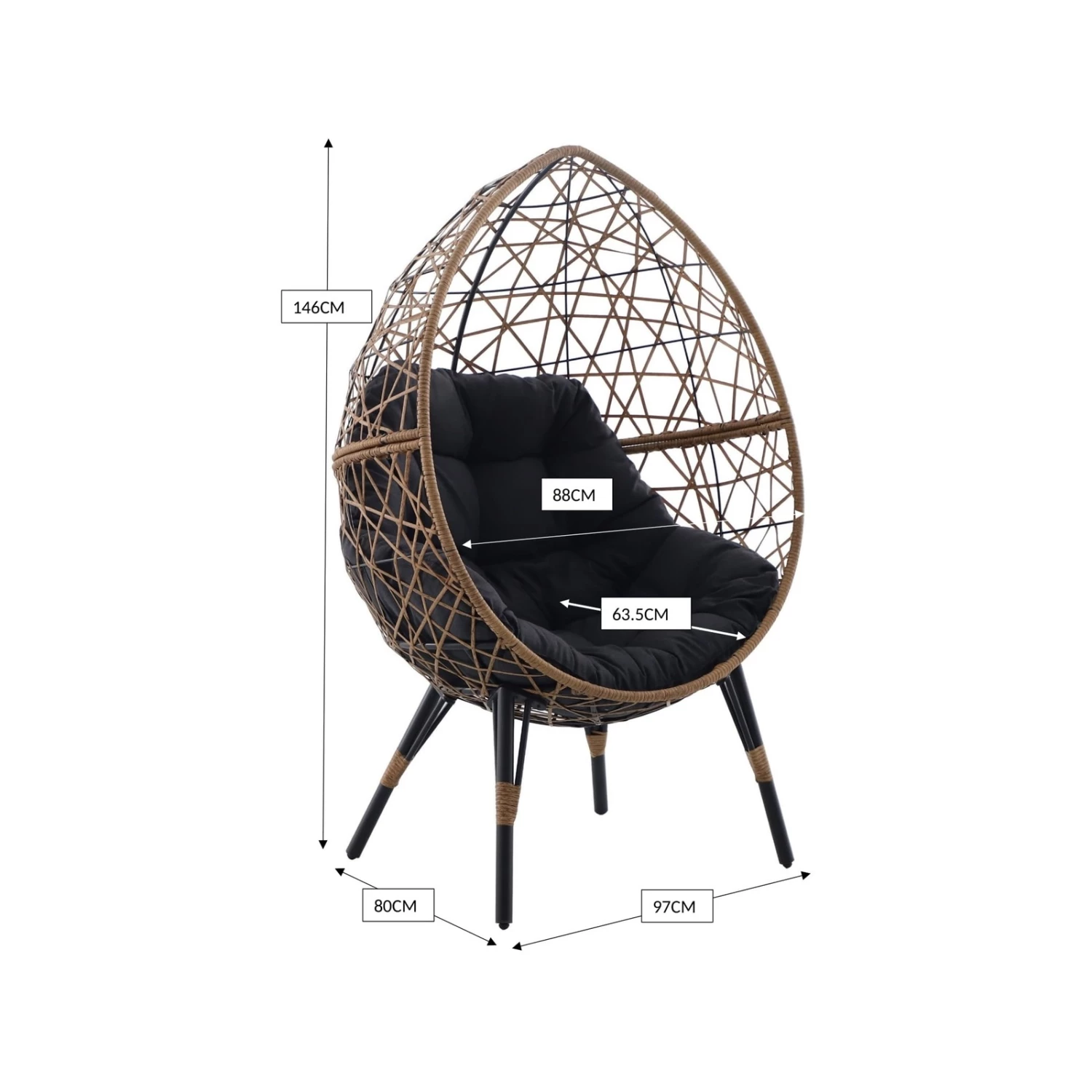 Best reviews of 🔔 Australia Only - Marquee Wicker Egg Chair 🎁 5 Best reviews of 🔔 Australia Only - Marquee Wicker Egg Chair 🎁 - Image 5
