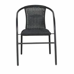 Cheapest 🔔 Australia Sale - Marquee Black 3 Piece Wicker Bistro Set ✨ -Marquee Sales Store 7e354d360d774868bc46382d704495b8