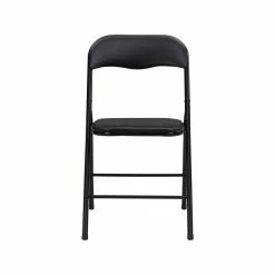 Best Sale ❤️ Australia Only - Marquee Padded Vinyl Black Folding Chair 👏 -Marquee Sales Store b32ec84a2c0d4efbaa08a3e02fb8ead8