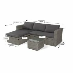 Hot Sale ⭐ Australia Sale - Marquee 3 Piece Bayfield Wicker Corner Sofa Other ⌛ -Marquee Sales Store e17ed87aa45b401382689afbc8cdbcf9