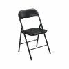 Best Sale ❤️ Australia Only - Marquee Padded Vinyl Black Folding Chair 👏