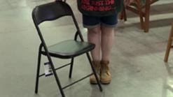 Best Sale ❤️ Australia Only - Marquee Padded Vinyl Black Folding Chair 👏 -Marquee Sales Store ebba48e3dea546b483643d05ab1c6b85