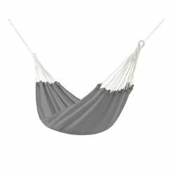 Best deal 🌟 Australia Sale - Marquee 140 X 190cm Double Polycotton Hammock Grey / Blue 💯